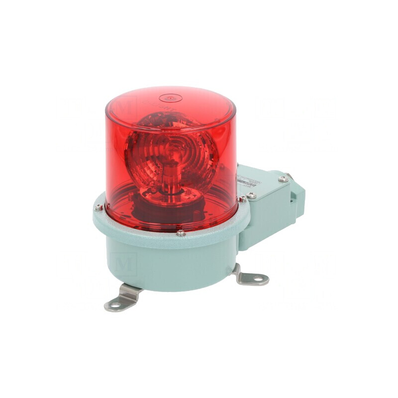 Semnalizator Lumină Rotativă Roșie 24VDC IP66 | Electronic-mag.ro | Componente Electronice