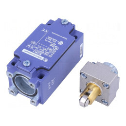 Limitator Cursă Rola Metalică Ø12mm NO NC 10A 250VAC | Electronic-mag.ro | Componente Electronice