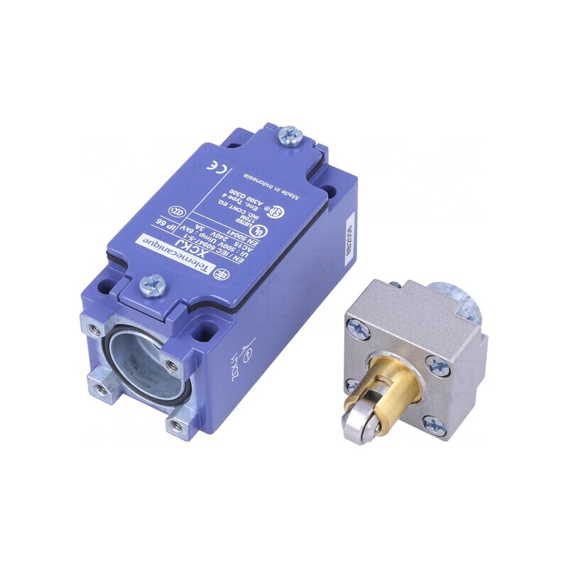Limitator Cursă Rola Metalică Ø12mm NO NC 10A 250VAC | Electronic-mag.ro | Componente Electronice