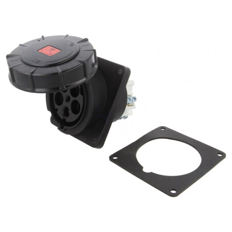 Conector Alimentare AC Trifazat 125A 400VAC IP67 Soclu Mamă | Electronic-mag.ro | Componente Electronice