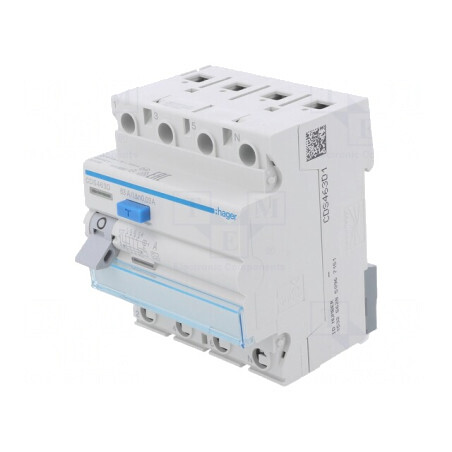 Întrerupător diferenţial 63A 30mA 3P+N IP20 | Electronic-mag.ro | Componente Electronice