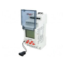 Întrerupător Temporizator 24h/7zile DPDT ZCM-12P/U | Electronic-mag.ro | Componente Electronice