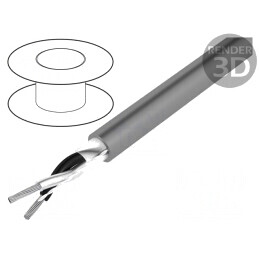 Cablu Pro-Tekt 2x22AWG 50m Cu | Electronic-mag.ro | Componente Electronice