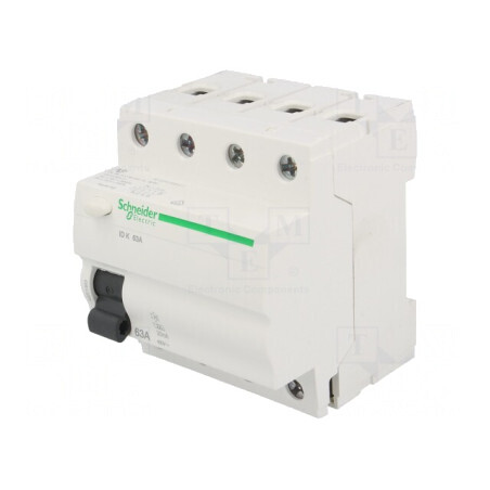 Întrerupător diferenţial 63A 30mA 4P 400VAC | Electronic-mag.ro | Componente Electronice