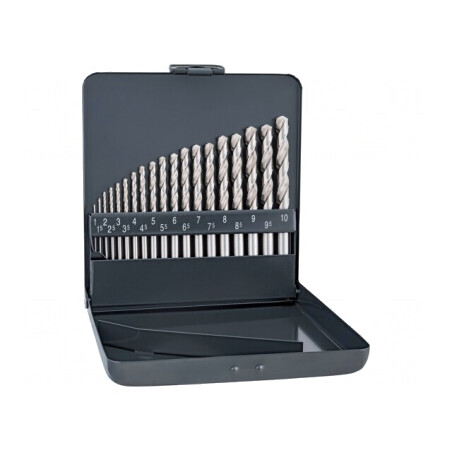 Set burghie metal oțel cobalt HSS-E 19 buc. | Electronic-mag.ro | Componente Electronice