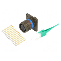 Conector Militar Oliv Dimensiune 11 MIL-DTL-38999 Series III | Electronic-mag.ro | Componente Electronice