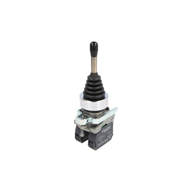 Joystick 22mm Comutator 1 NO x2 Negru | Electronic-mag.ro | Componente Electronice