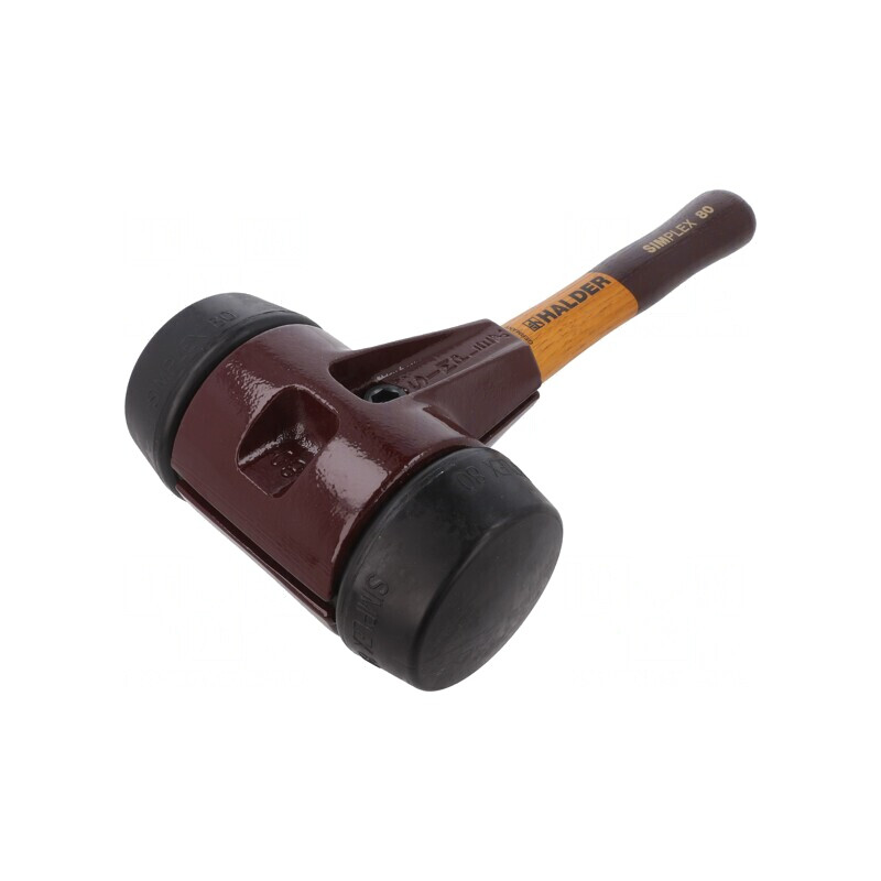 Ciocan SIMPLEX din Lemn cu Cap din Cauciuc 325mm | Electronic-mag.ro | Componente Electronice