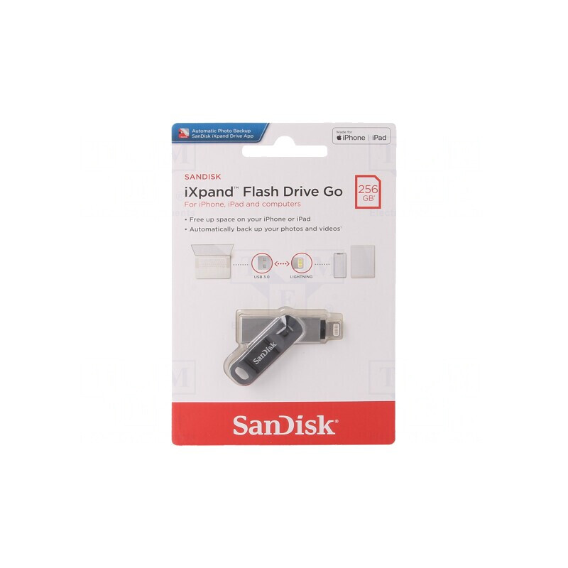 Pendrive USB 3.0 256GB Apple Lightning și USB A | Electronic-mag.ro | Componente Electronice
