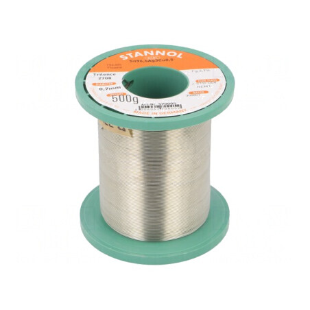 Sârmă de lipit fără plumb 0.7mm 500g | Electronic-mag.ro | Componente Electronice