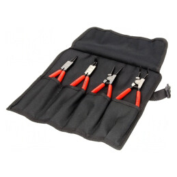 Set Clești Inele de Blocare Interior/Exterior cu Etui | Electronic-mag.ro | Componente Electronice