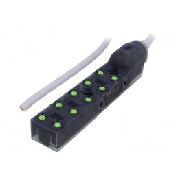 Cutie de conexiuni M8 3 PIN 5m 8A PUR PVC | Electronic-mag.ro | Componente Electronice