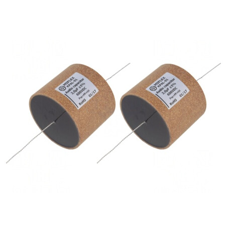 Condensator Aluminiu-Polipropilenă-Hârtie 3uF 600VDC ±5% | Electronic-mag.ro | Componente Electronice