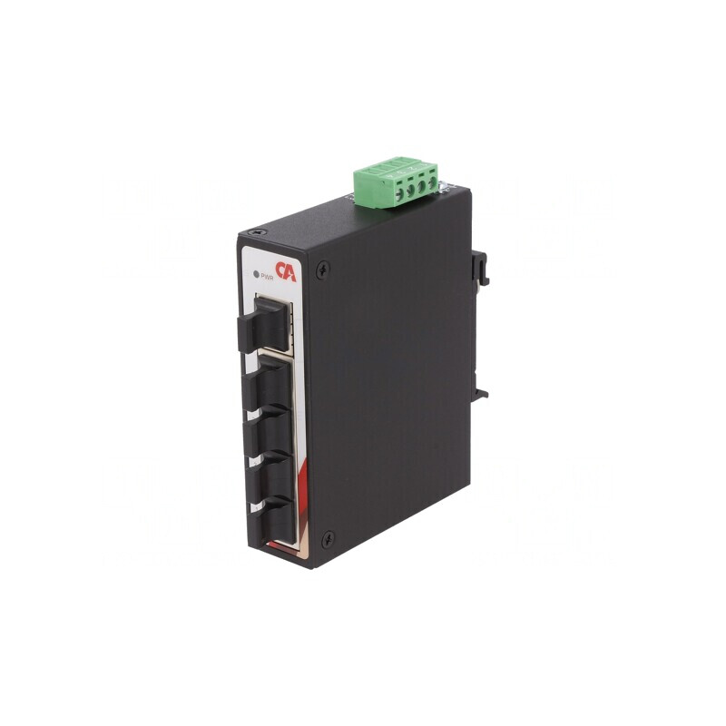 Switch Ethernet 5 Porturi 12-48VDC | Electronic-mag.ro | Componente Electronice