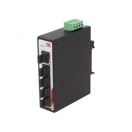 Switch Ethernet 5 Porturi 12-48VDC | Electronic-mag.ro | Componente Electronice