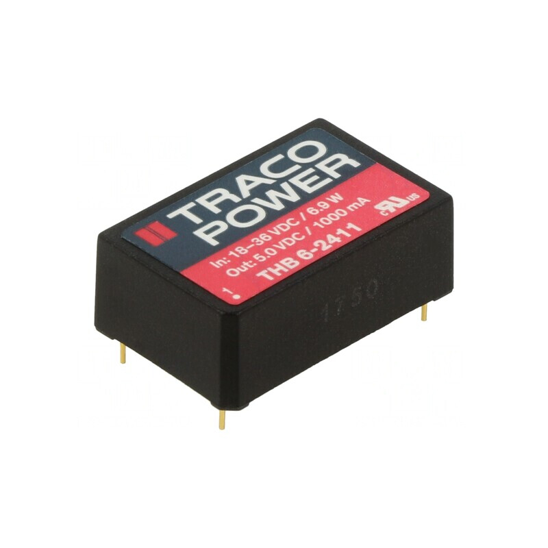 Convertor DC/DC 6W 18-36V la 5V 1A DIP24 | Electronic-mag.ro | Componente Electronice