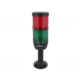 Coloană de semnalizare LED roșu/verde 220VDC | Electronic-mag.ro | Componente Electronice