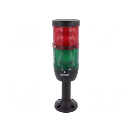 Coloană de semnalizare LED roșu/verde 220VDC | Electronic-mag.ro | Componente Electronice