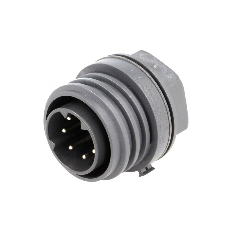 Conector Circular 7 Pin Soclu Tată Alamă | Electronic-mag.ro | Componente Electronice