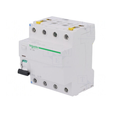 Întrerupător diferențial 40A 30mA 4 poli 400V | Electronic-mag.ro | Componente Electronice