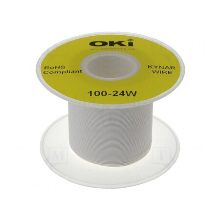 Cablu Sârmă OFC 24AWG Alb 100m | Electronic-mag.ro | Componente Electronice
