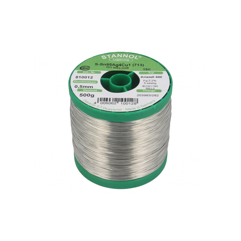 Sârmă de lipit fără plumb 500um 0,5kg 217°C | Electronic-mag.ro | Componente Electronice Sârmă de lipit fără plumb 500um 0,5kg 217°C | Electronic-mag.ro | Componente Electronice