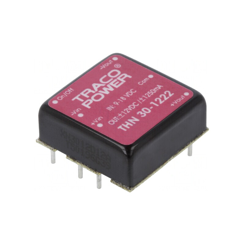 Convertor DC/DC 30W 9-18V la 12V/-12V THN 30-1222 | Electronic-mag.ro | Componente Electronice Convertor DC/DC 30W 9-18V la 12V/-12V THN 30-1222 | Electronic-mag.ro | Componente Electronice