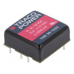 Convertor DC/DC 30W 9-18V la 15V/-15V | Electronic-mag.ro | Componente Electronice