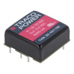 Convertor DC/DC 30W 18-75V la 5V 6000mA | Electronic-mag.ro | Componente Electronice