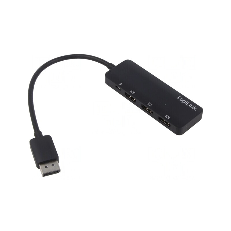 Splitter DisplayPort 1.4 HDCP 2.2 Negru | Electronic-mag.ro | Componente Electronice