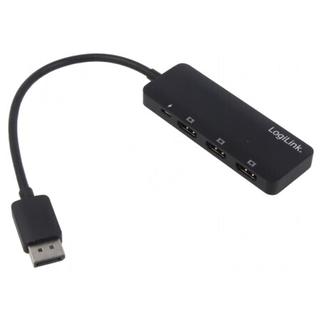 Splitter DisplayPort 1.4 HDCP 2.2 Negru | Electronic-mag.ro | Componente Electronice