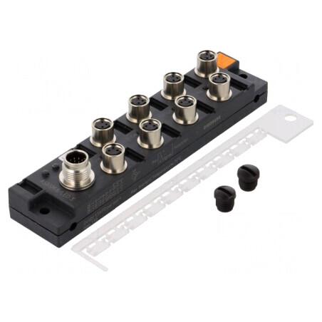 Cutie de conexiuni M8 PIN 3 soclu 1,5A IP67 30VDC | Electronic-mag.ro | Componente Electronice