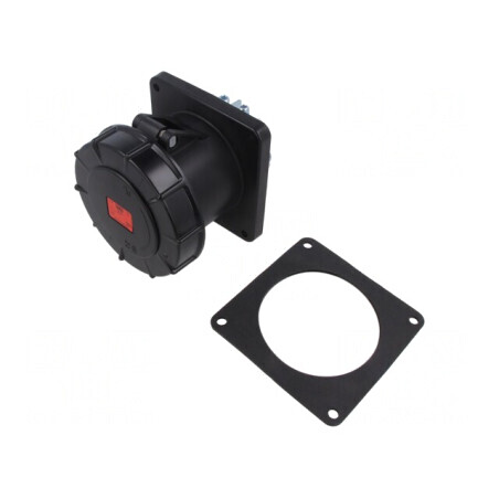 Conector AC Trifazat 125A 400VAC IP67 Soclu Mamă | Electronic-mag.ro | Componente Electronice