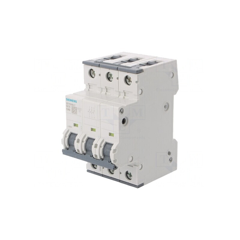 Întrerupător de Supracurent 40A 3 Poli 6kA 230/400VAC | Electronic-mag.ro | Componente Electronice