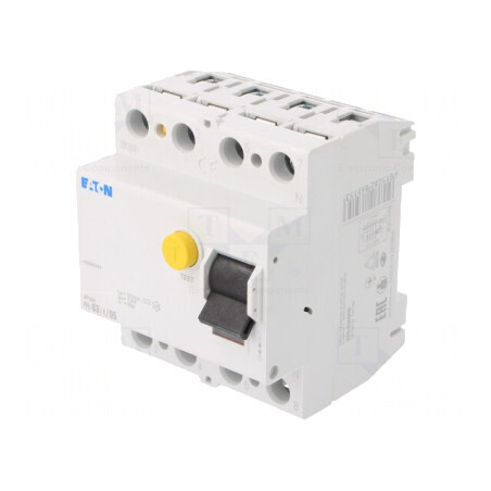 Întrerupător diferenţial 63A 500mA 4P IP20 | Electronic-mag.ro | Componente Electronice