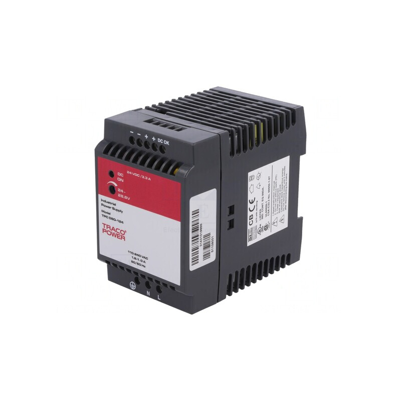 Alimentator Pulsatoriu pe Șină DIN 80W 24V 3.3A | Electronic-mag.ro | Componente Electronice Alimentator Pulsatoriu pe Șină DIN 80W 24V 3.3A | Electronic-mag.ro | Componente Electronice