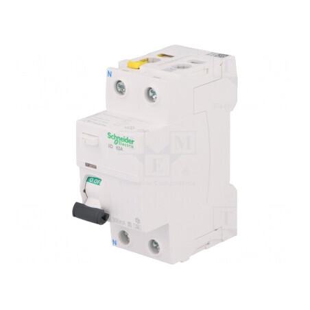 Întrerupător diferenţial 63A 300mA 2P 400VAC | Electronic-mag.ro | Componente Electronice