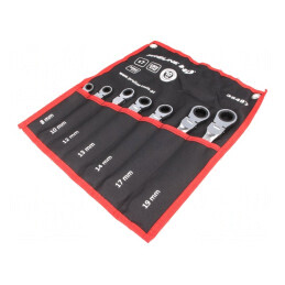 Set Chei Combinată cu Articulație Oțel Cromat | Electronic-mag.ro | Componente Electronice
