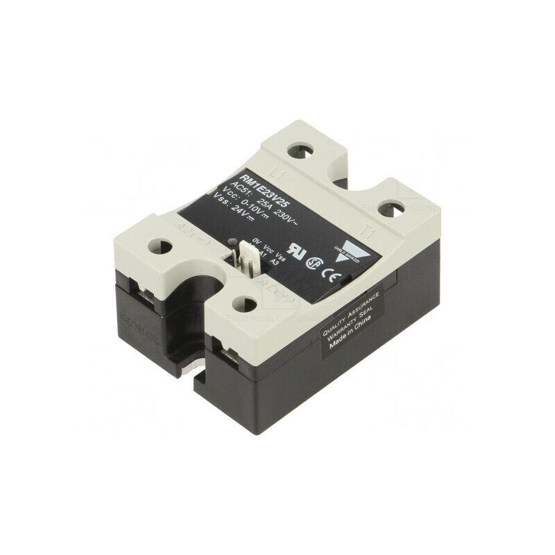 Releu Semiconductor 25A 90-265VAC 1-Fazat | Electronic-mag.ro | Componente Electronice