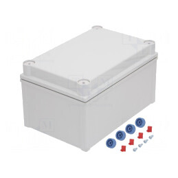 Carcasă universală gri 200x300x170mm | Electronic-mag.ro | Componente Electronice