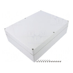 Carcasă Universală Gri 230x300x87mm IK08 PC | Electronic-mag.ro | Componente Electronice