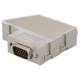 Mufă D-Sub HD 15 pini unghi 55° cu terminale șurub | Electronic-mag.ro | Componente Electronice