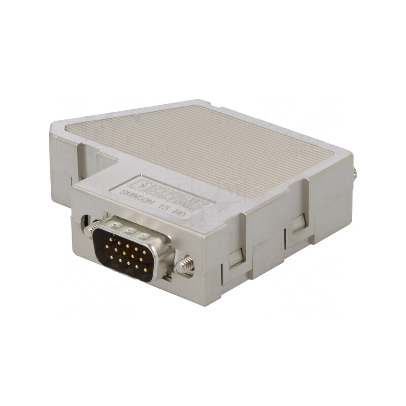 Mufă D-Sub HD 15 pini unghi 55° cu terminale șurub | Electronic-mag.ro | Componente Electronice