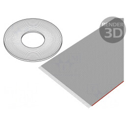 Cablu Bandă Litat 1,27mm 60x28AWG PVC | Electronic-mag.ro | Componente Electronice