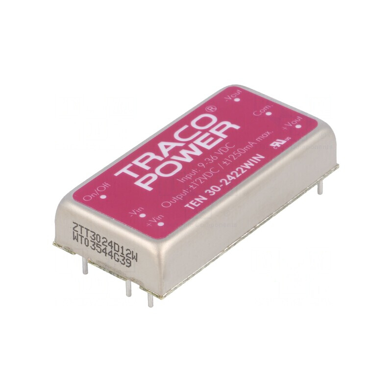 Convertor DC/DC 30W 9-36V la 12V/-12V | Electronic-mag.ro | Componente Electronice Convertor DC/DC 30W 9-36V la 12V/-12V | Electronic-mag.ro | Componente Electronice