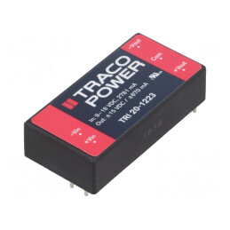 Convertor DC/DC 20W 9-18V la 15V/-15V TRI 20-1223 | Electronic-mag.ro | Componente Electronice