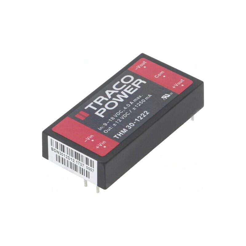 Convertor DC/DC 30W 9-18V la 12V/-12V | Electronic-mag.ro | Componente Electronice