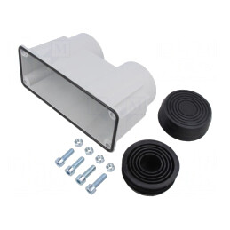 Garnitură Gri Deschis cu 2 Orificii EPA 2260 SET | Electronic-mag.ro | Componente Electronice