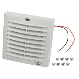 Ventilator DC Axial 120x120x81mm 23m3/h 51dBA IP54 | Electronic-mag.ro | Componente Electronice