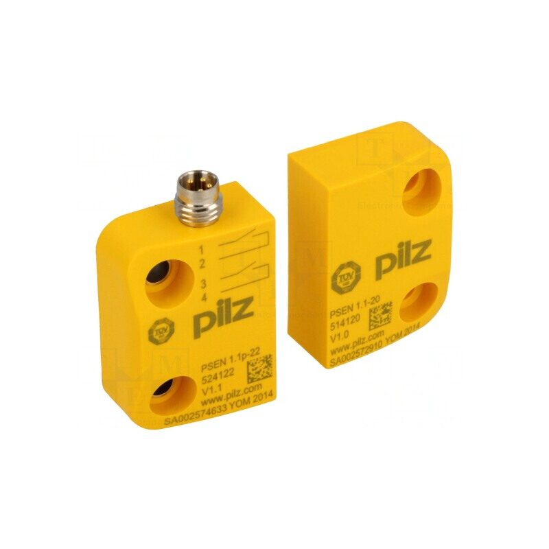 Întrerupător de siguranță magnetic PSEN 1.1 NO x2 IP67 | Electronic-mag.ro | Componente Electronice